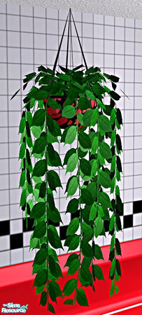 Sims 2 — Strawberry Kitchen- Hanging Plant by mom_of2boyz — A maxis recolor, except for the hanging plant, which is by