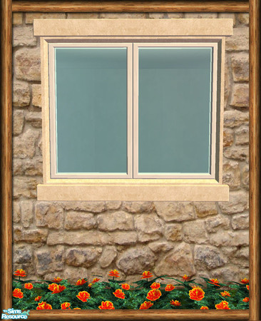 Sims 2 — Cottage 2 Tile Window - V5 Diag Mesh by Shakeshaft — Part of a set of Cottage Style Windows and Doors, with
