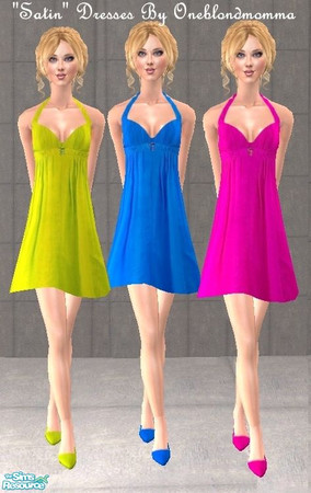 Sims 2 — \"Satin\" Dresses by Tiff_4_treasures — 