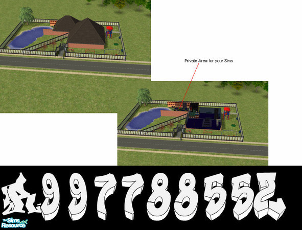 Sims 2 — Bluewater Lake by 997788552 — Bluewater Lake is the perfect place for sims to go and relax. This Lot includes a