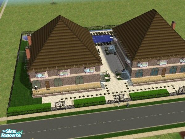 Sims 2 — Blosson Place by BabySim2x — 4 Units With 3 BedRooms 1 BathRoom Open Plan Kitchen Dining Room And Liveing Room