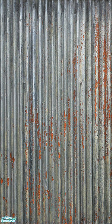 Sims 2 — Rusted Barn Wall 2 by selina012 — I needed to create some tin walls for my Australian barn so I thought I would
