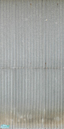 Sims 2 — Corrugated Tin Barn Wall 2 by selina012 — I needed to create some tin walls for my Australian barn so I thought