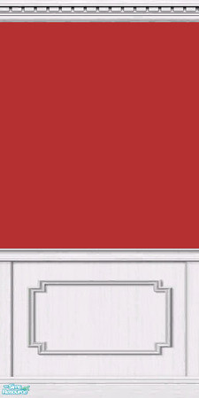 Sims 2 — Smartie Red Wall Set - Gswallsmartiered07 by gil_shalos — Part of the Smartie Red Wall Set