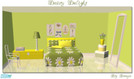 Sims 2 — Daisy Delight Bedroom By Boogie by boogie woogie — This is a fun bedroom set that will turn any boring bedroom