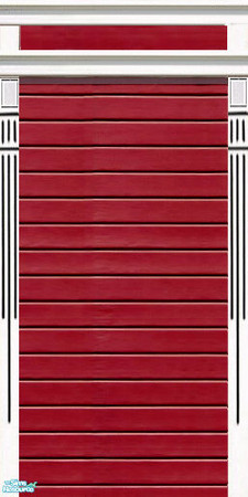 Sims 2 — Charmed Manor Red Siding - Dbl Molded Upper by kollens — You know you\'ve seen it, Once in a while the Halliwell