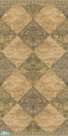 Sims 2 — Olive Green Marble Walls & Floors Set - Wall 02 by Sheera — Part of my Olive Green Marble Walls & Floors