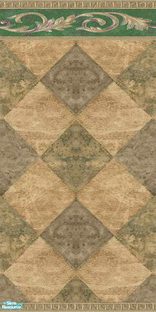 Sims 2 — Olive Green Marble Walls & Floors Set - Wall 03 by Sheera — Part of my Olive Green Marble Walls & Floors