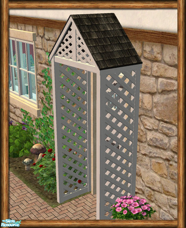 Sims 2 — Cottage Porch - Roof 04 by Shakeshaft — Part of the second set of recolours of the Cottage Build Set, included