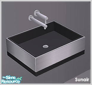 Sims 2 — Sunair T699 MML Sink (silver) by Sunair — Sunair T699 MML Sink (silver) of MML Bathroom A - Recolor set 4. The
