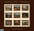 Sims 2 — Country Wall Hangings by RhondaBlonda — Prints of tractors, barns...you know country stuff.