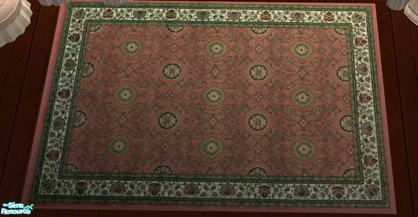 Sims 2 — Caher bedroom Area Rug by lisa9999 — Pink and roses.