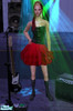 Sims 2 — Ginger Reyes red tutu outfit by FoxyPink33 — 