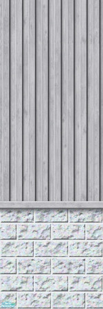 Sims 2 — Studio K Vertical Wood & Light Block - Grey by StudioKhagerks — 