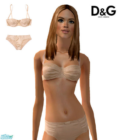 Sims 2 — Dolce & Gabbana Balconette Undies by ancsie18 — Dolce & Gabbana Balconette Undies