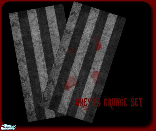 Sims 2 — Grey is Grunge by shiv. — Set of two almost the same walls! One of them is just great for movie makers and story