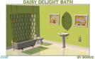 Sims 2 — Daisy Delight Bath by boogie woogie — This Bathroom matches my Daisy Delight Bedroom. It comes with a