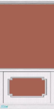 Sims 2 — MFG Terra Cotta inside panel by mightyfaithgirl — terra cotta paneled wall