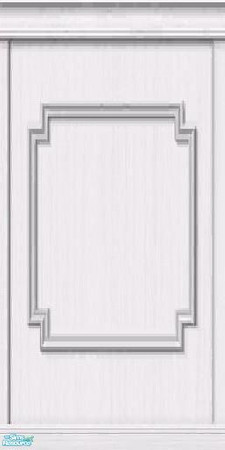 Sims 2 — Fullsize panel wall by mightyfaithgirl — White panel wall
