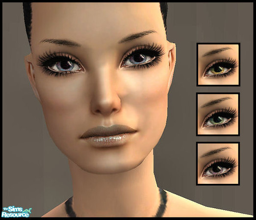 Sims 2 — CONTACT LENS SET 01 by KalmanKukka — Four various colours. No mesh needed.