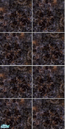 Sims 2 — Black n Brown Marble Collection - Black N Brown Marble Wall by robbyngirl — More Marble for your bath! Enjoy!