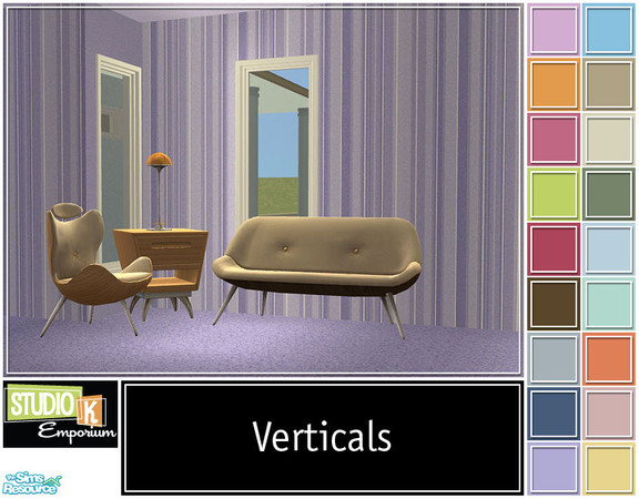 Sims 2 — Studio K Verticals_02 by StudioKhagerks — 