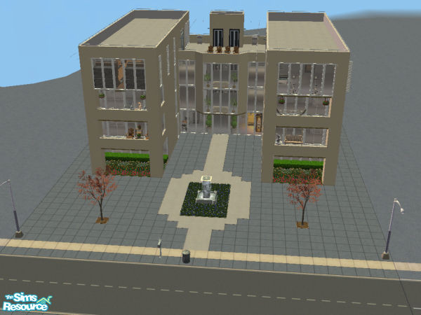 Sims 2 — Downtown Apts by robbyngirl — Nice apts with the small budget sims in mind. Four apts are two bedroom with one
