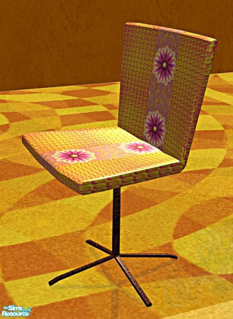 Sims 2 — Pure Teen Room RC-Orange-Chair by mom_of2boyz — My second recolor of Pure Teen Room by angelamvEliza. 