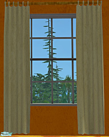 Sims 2 — Pure Teen Room RC-Orange-Deco Curtain by mom_of2boyz — My second recolor of Pure Teen Room by angelamvEliza. 