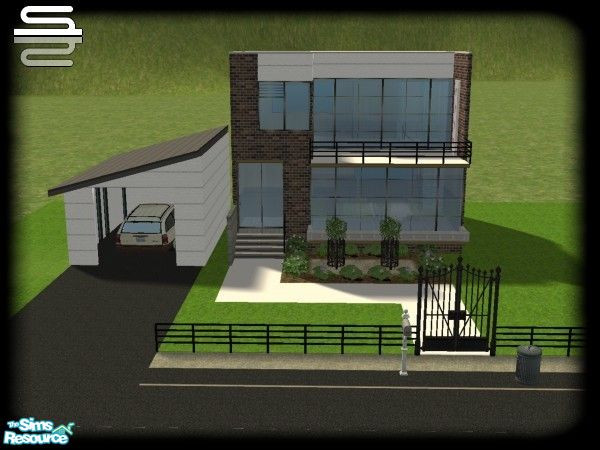 Sims 2 — _Sanel_ City House 1 by _Sanel_ — _Sanel_ Present you next generation house-Modern Design-Unique Structure-2009