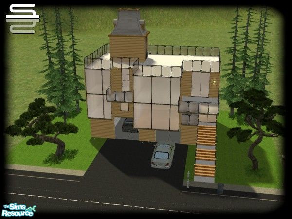 Sims 2 — _Sanel_ City House 2 by _Sanel_ — _Sanel_ Present you next generation house-Modern Design-Unique Structure-2009