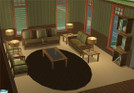Sims 2 — Midlands TC 121 Modern Pattern Livingroom Set by midland_04 — Modern Patterned Livingroom Set. Based Off of