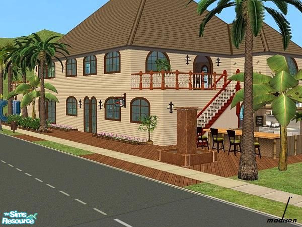 2 — The Pineapple Lobster House by Madisim — A most famous beachfront cafe, now open to all, seating 16+, tropical cafe,