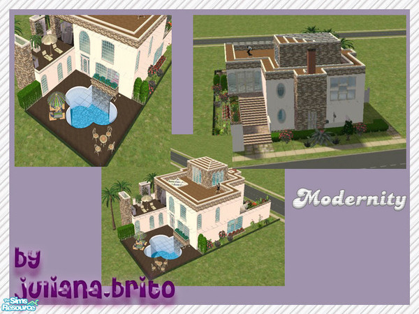 Sims 2 — Modernity by juliana.brito — Well, what I can say about this lot..I absolutely love it! Two floors, big pool,