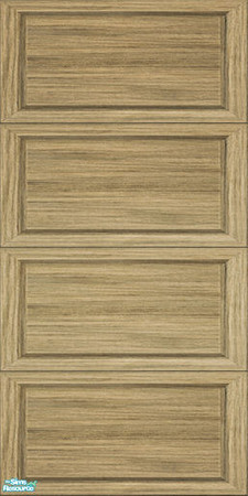 Sims 2 — IR Office Oak Recolor - Wallpaper 05 by Murano — Oak/white wallpaper.