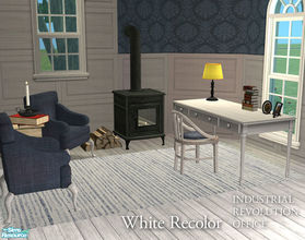 Sims 2 — IR Office White Recolor by Murano — White recolor of the IR Office.