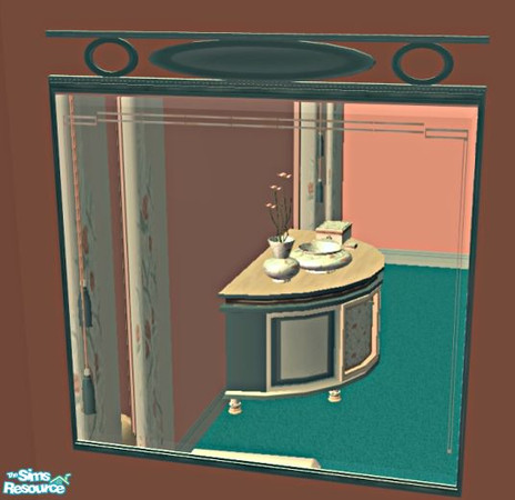 Sims 2 — TC-63 Asian Inspired Bedroom RC- Mirror by mom_of2boyz — A recolor of Cashcrafts\' Asian Inspired Bedroom using