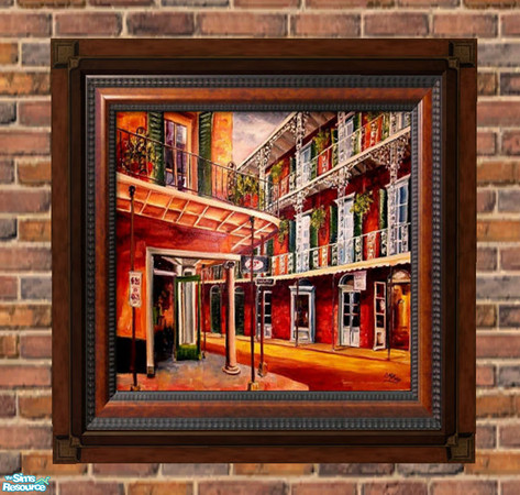 Sims 2 — Mardi Gras Wall Hangings - French Quarter Grocery by VictoriaGrace — From the set of Mardi Gras pictures by
