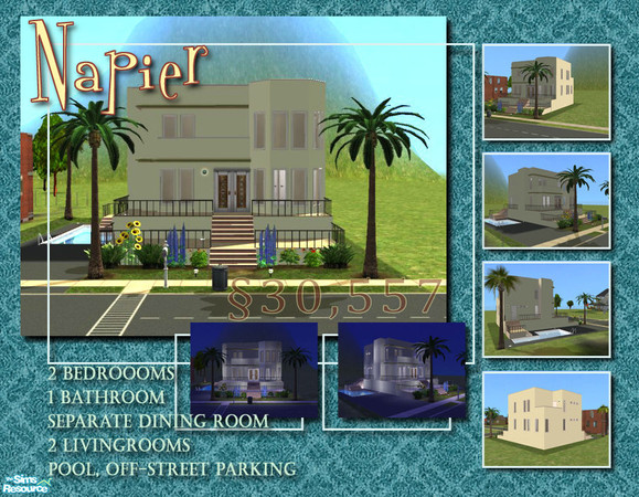 Sims 2 — Napier by Padre — Having been flattened by a devastating earthquake in 1931, The New Zealand city, Napier was