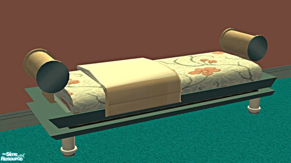 Sims 2 — TC-63 Asian Inspired Bedroom RC- Daybed by mom_of2boyz — A recolor of Cashcrafts\' Asian Inspired Bedroom using