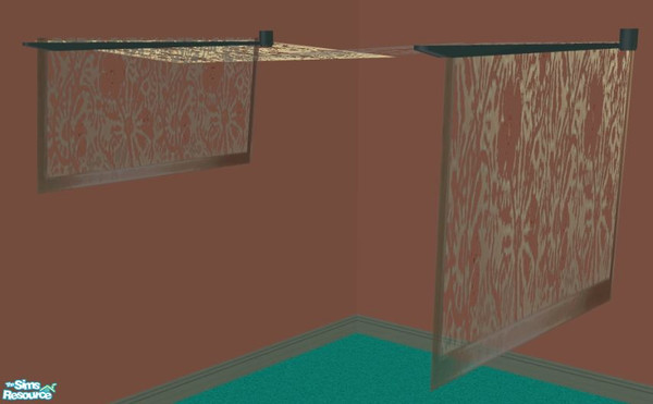 Sims 2 — TC-63 Asian Inspired Bedroom RC- Canopy by mom_of2boyz — A recolor of Cashcrafts\' Asian Inspired Bedroom using