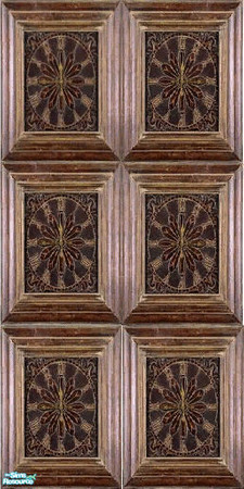 Sims 2 — Cassandre old walls set - 9 by kibanahnah — A set of 17 ancient wood panels to enhance any home,victorian or