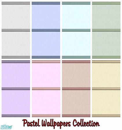 Sims 2 — Pastel Textured Wallpaper Collection by shadow66 — This is a set of seamless, subtley textured wallpapers,