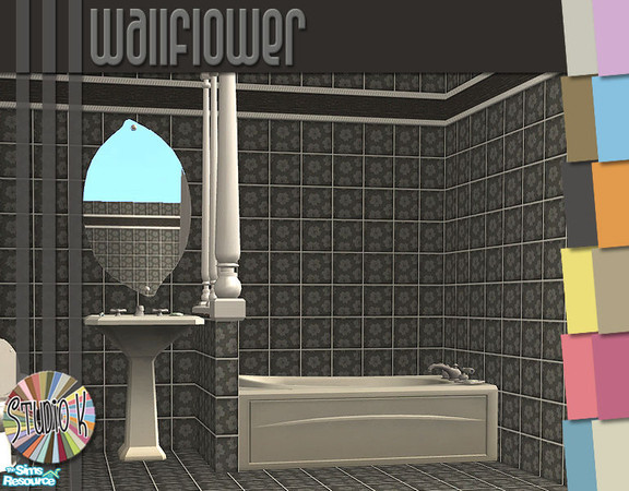 Sims 2 — Studio K Wallflower_02 by StudioKhagerks — 