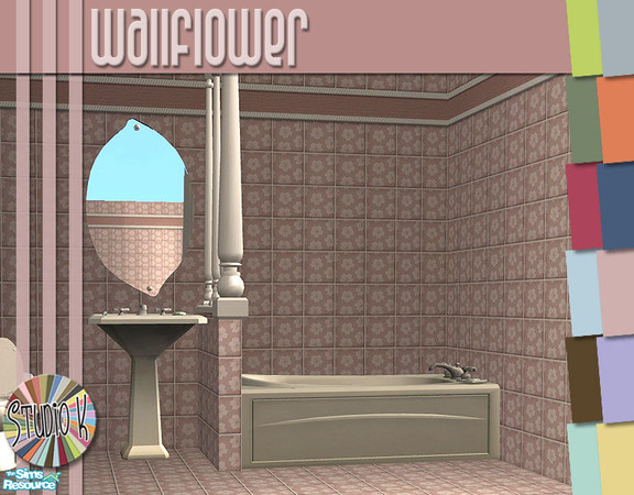 Sims 2 — Studio K Wallflower_03 by StudioKhagerks — 