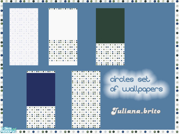 Sims 2 — Circles Set by juliana.brito — Another set of wallpapers made by me! Enjoy it! Feel free to use it on your lots