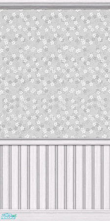 Sims 2 — Sakura Wallpaper Set - 6 A by FrozenStarRo — Works best in toddler/child rooms in my opinion. But use wherever