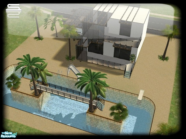 Sims 2 — _Sanel_ Beach House by _Sanel_ — _Sanel_ Present you next generation house-Modern Design-Unique Structure-2009