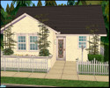 Sims 2 — 18 House Lane - Cosy 1x1 Starter Home  by cloudburst666 — Custom Content Included: Walls: FrozenStarRo -