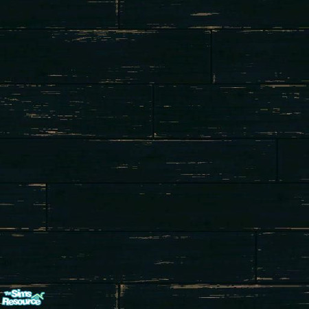 Sims 2 — Worn Dark Green Floor Plank by PenelopeT — Worn dark green wood floor.
